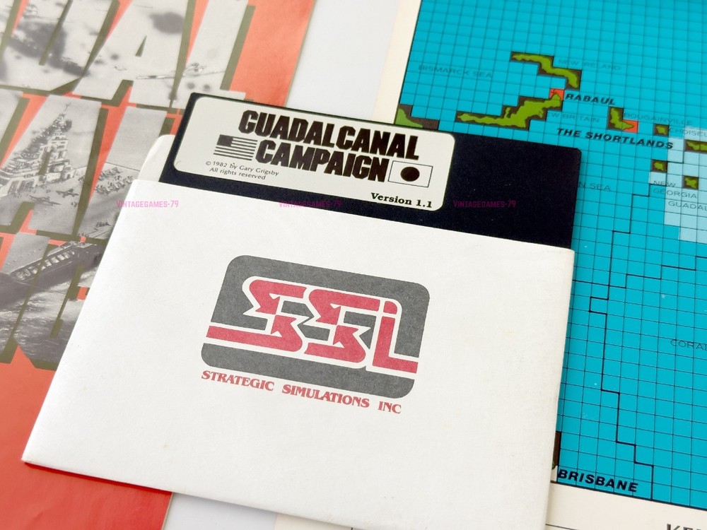 Guadalcanal Campaign- SSI - 1982 / Apple II