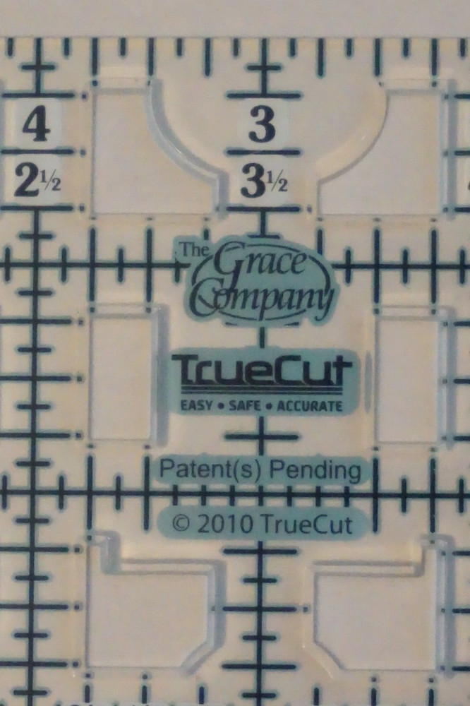 TrueCut Quilting Ruler 6.5" x 12.5"