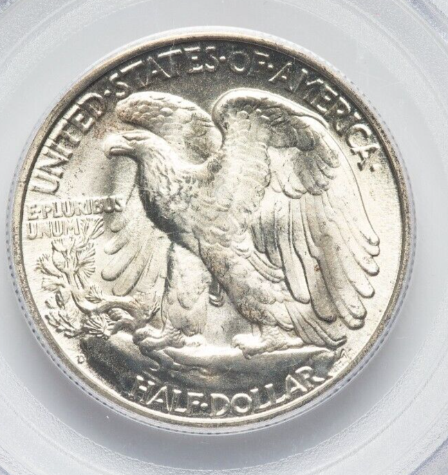 1946-D WALKING LIBERTY HALF DOLLAR PCGS MS66
