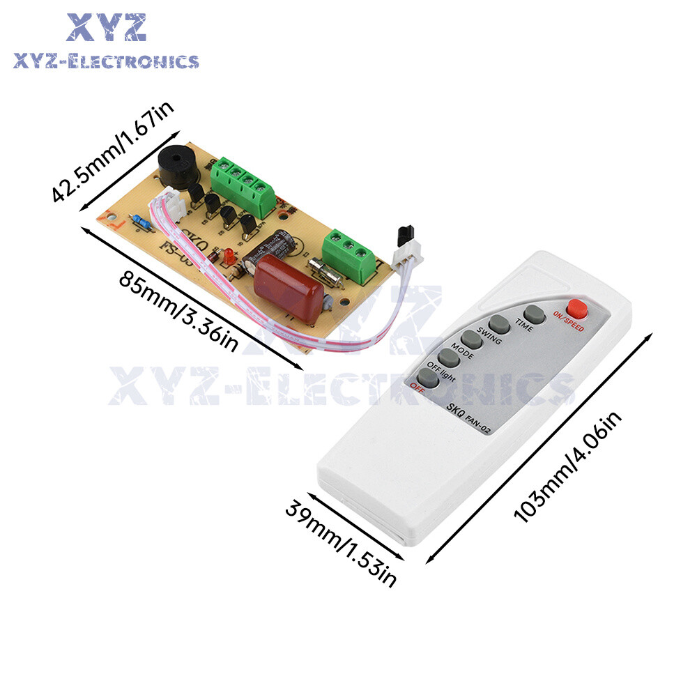 Universal Fan Remote Control Modified Board Circuit Board Control Board Repair