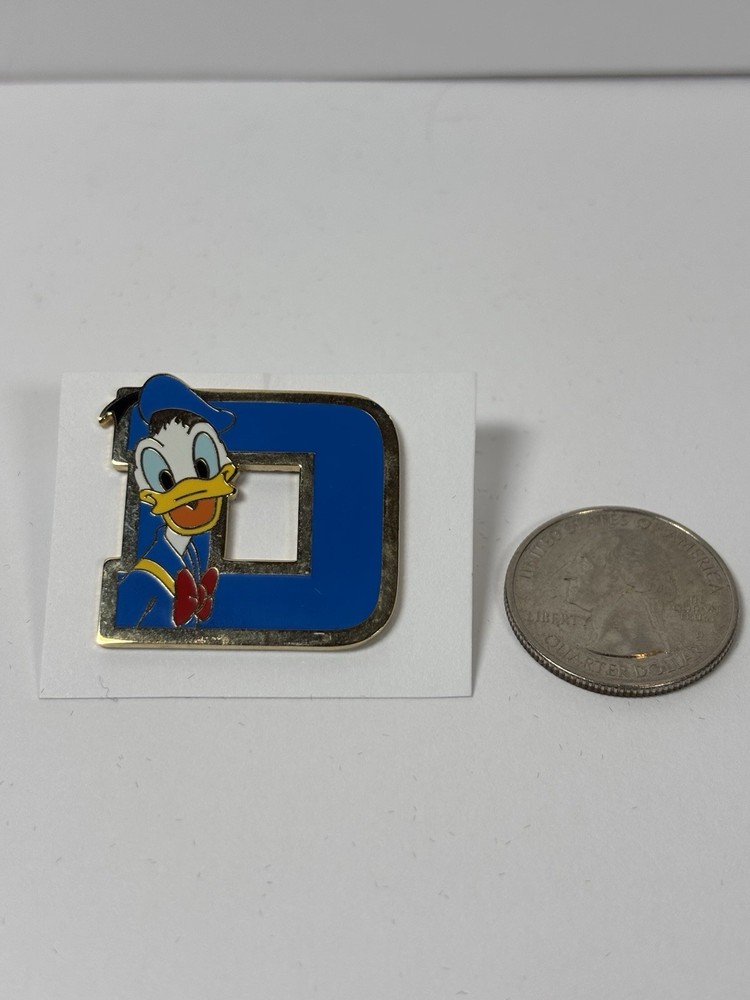 Disney D Is For Donald Duck Pin