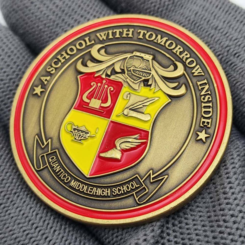Quantico Middle/High School Challenge Coin