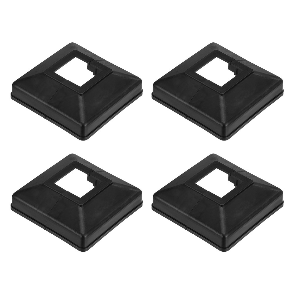 4-Pack Post Base Cover, Internal 1.18"x 1.18" Post Skirt Split Type for Railing