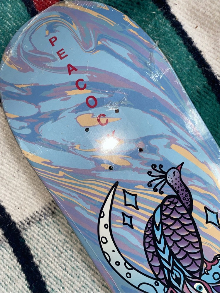 Primitive Brian Peacock 🦚 ‘Peacock’ 🦚 Rare Subscription Skateboard Deck 8.0”