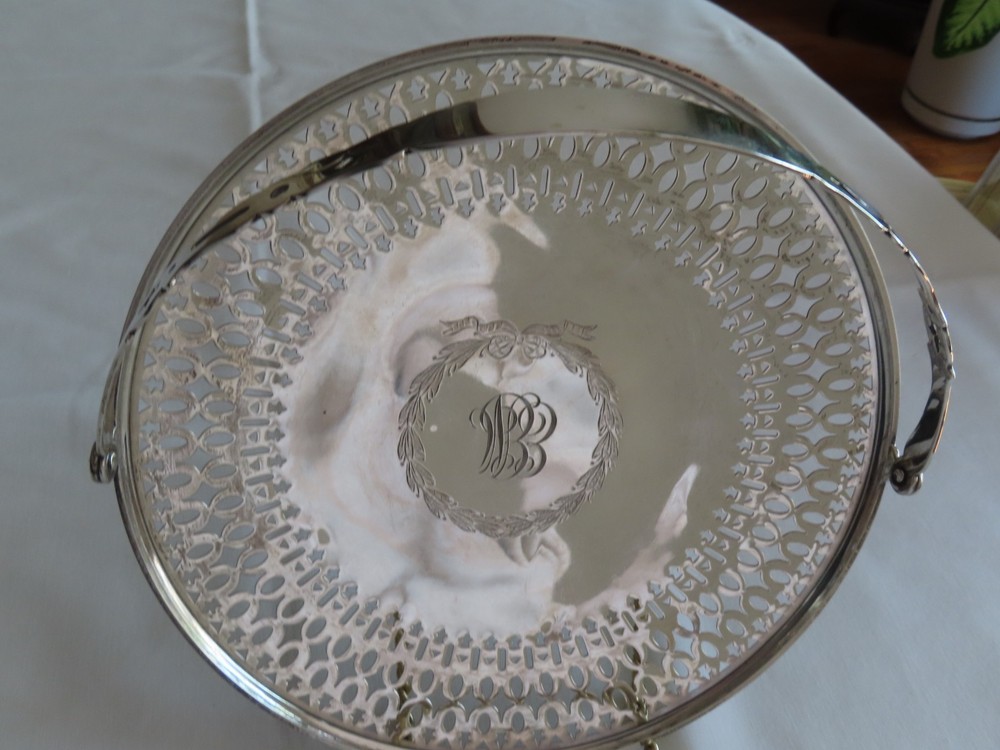 Large Sterling Silver Compote 343 Grams Basket Unique & Gorgeous