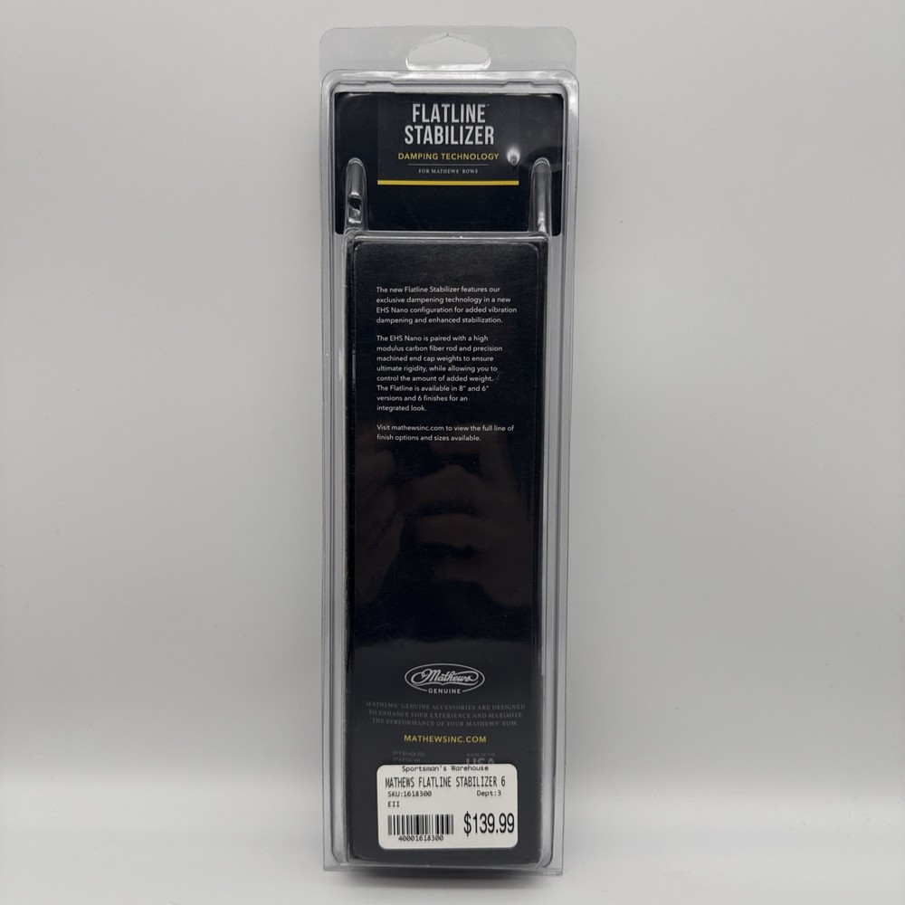 Mathews Genuine Flatline Bow Stabilizer Camo Damping Technology NEW