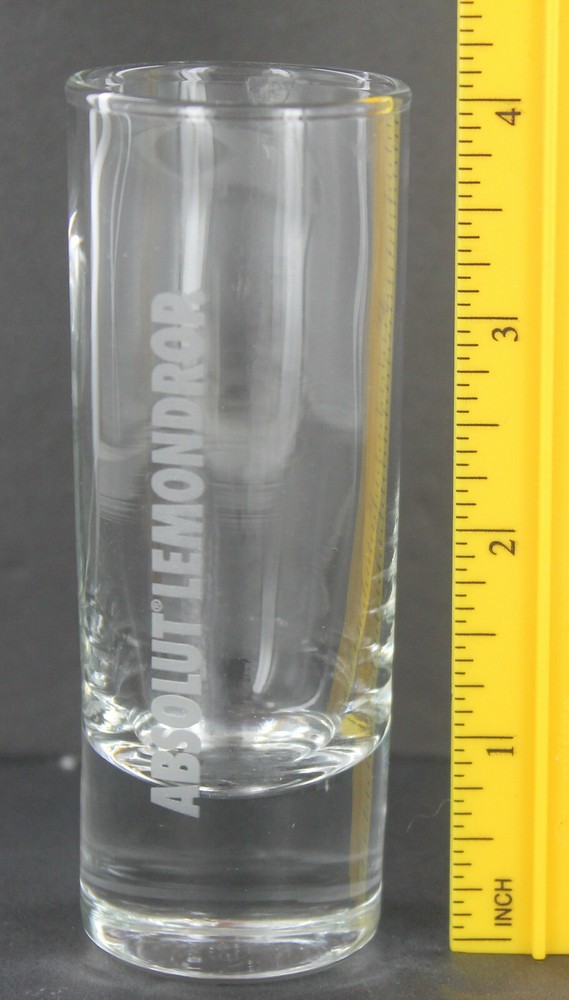 Absolut Lemondrop Tall Shot Glass