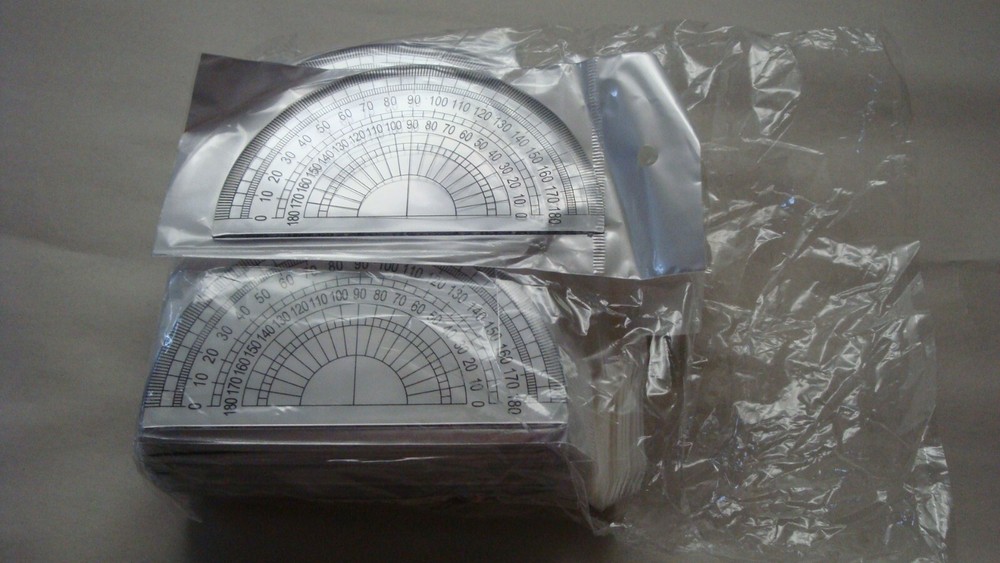 protractor angle finder 4" long Qty 50