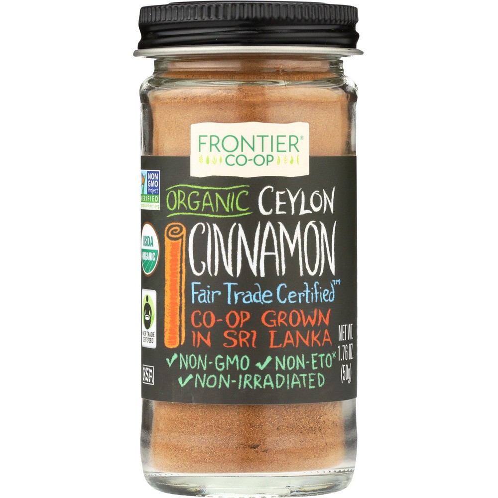 Frontier Co-Op Organic Ceylon Cinnamon 1.76 Oz