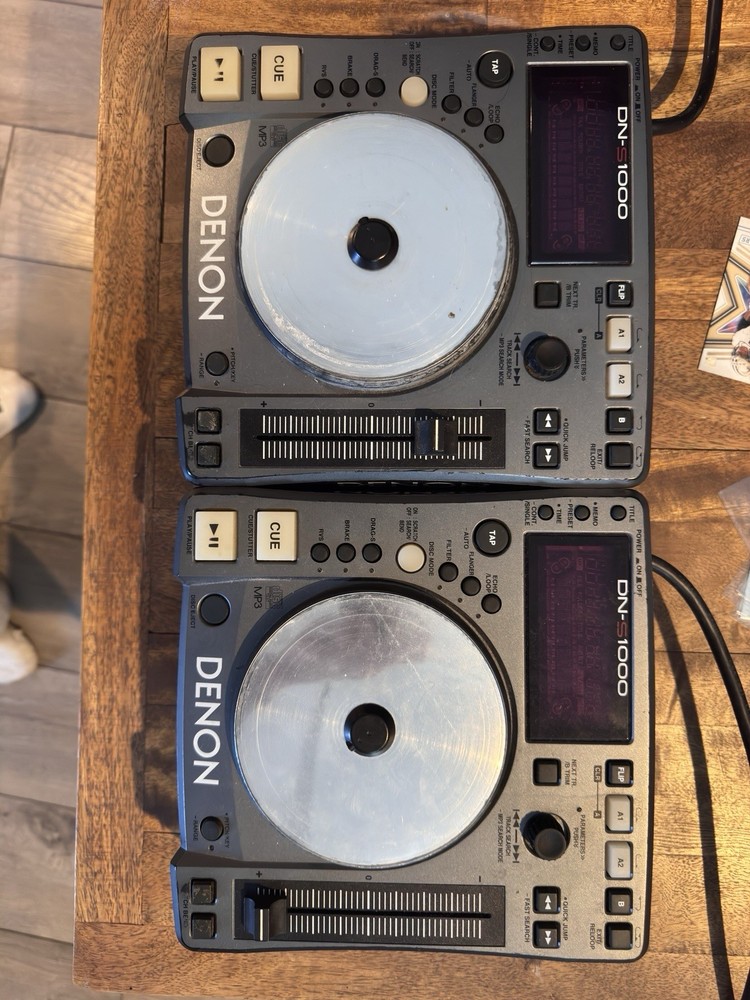 Denon DN-S1000 Single CD Player Black MP3 Playback Cue Slot Loading