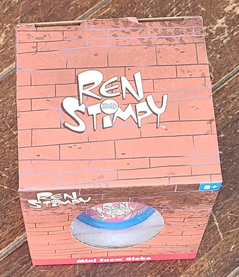 REN & STIMPY (2025) Mini Snow Globe #GLBM-NICK-RNSTMP