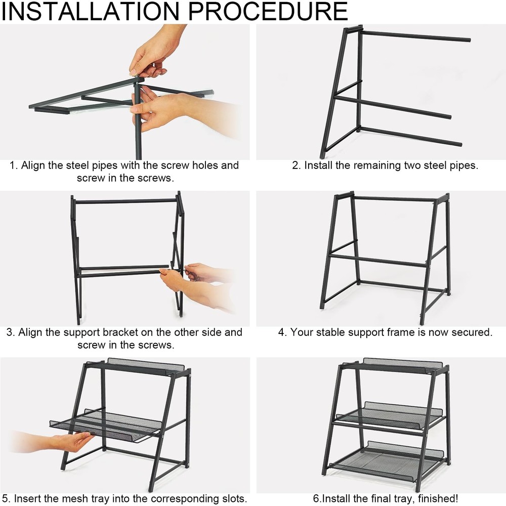 Candy Display Rack with Pull-out Tray, 3-Tire Snack Organizer for Countertop ...