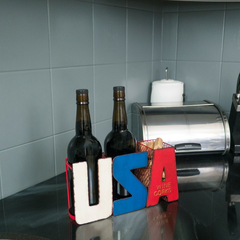 Made Easy Kit Wine Bottle Display Holder Rack Décor - USA