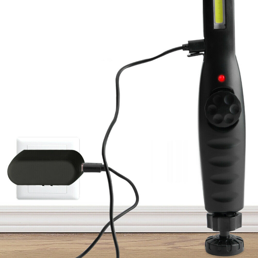Magnetic Work Light USB Rechargeable Flashlight Handheld/Hanging Workshop Torch