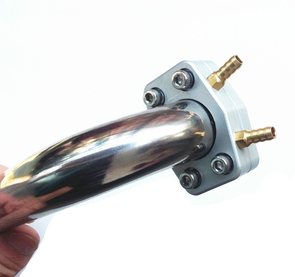 100 degree header and flange for marine engine RC boat 235