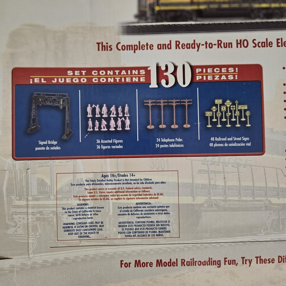 Bachmann Rail Chief HO Scale Train Set -WORKING Read Full Description at Bottom