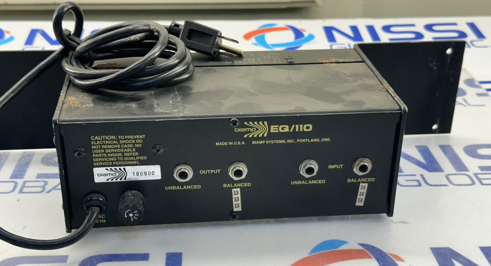 Biamp-10 band Equalizer Model EQ110