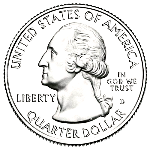 2014 PDS Everglades ATB Uncirculated Quarters From US Mint Rolls