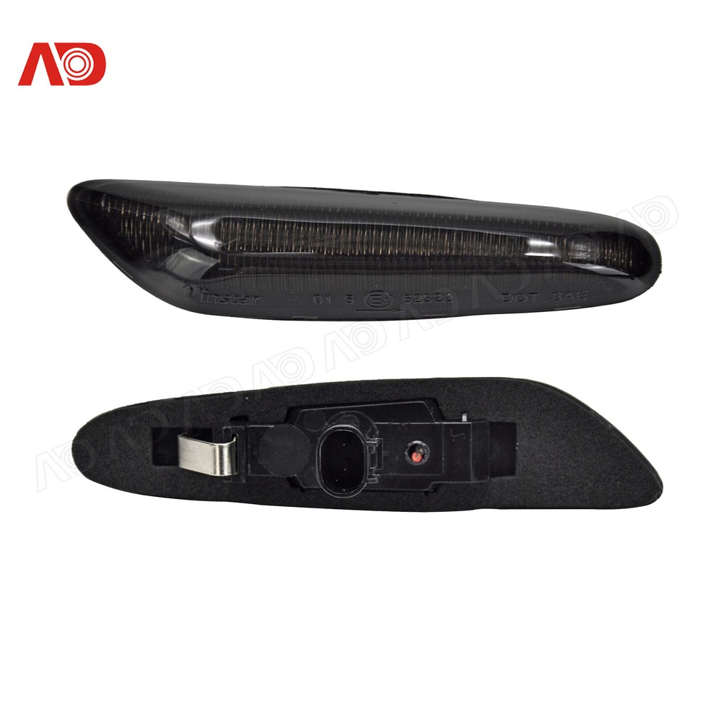 Sequential LED Side Marker Lights Smoked For BMW E60 E61 E82 E88 E90 E91 E92 E93