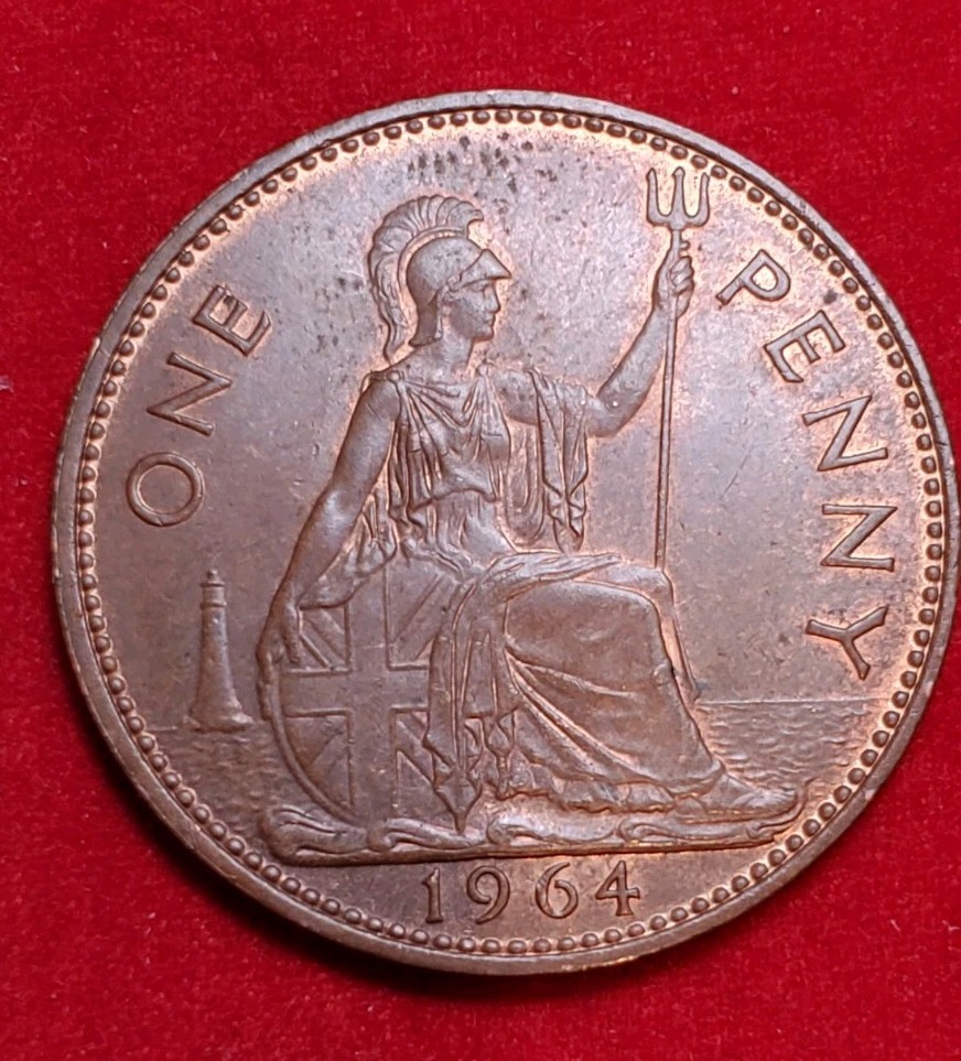 ☆1964 Great Britain Penny ☆
