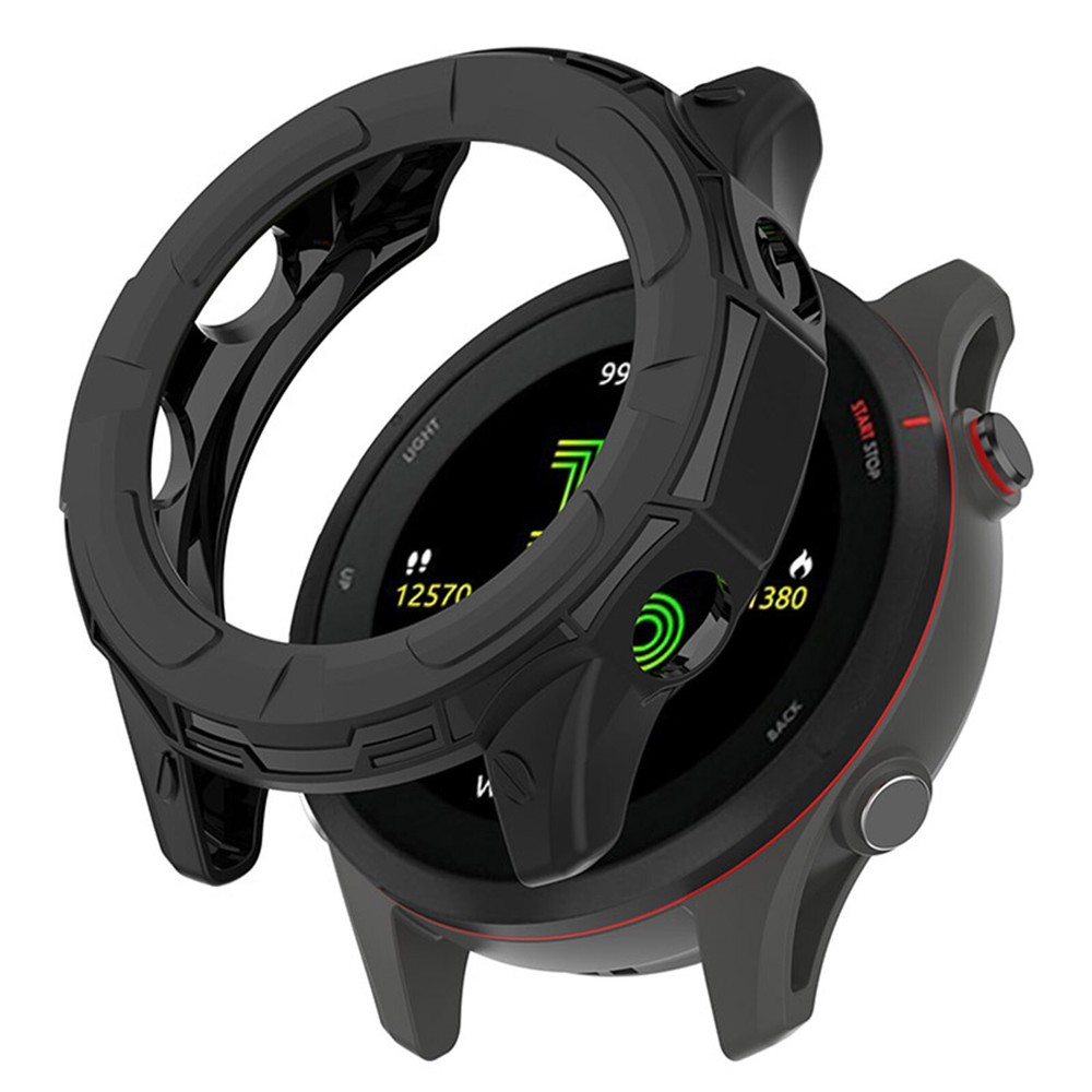 TPU Watch Protective Case Frame Bumper Cover for Garmin forerunner 955/955 Solar