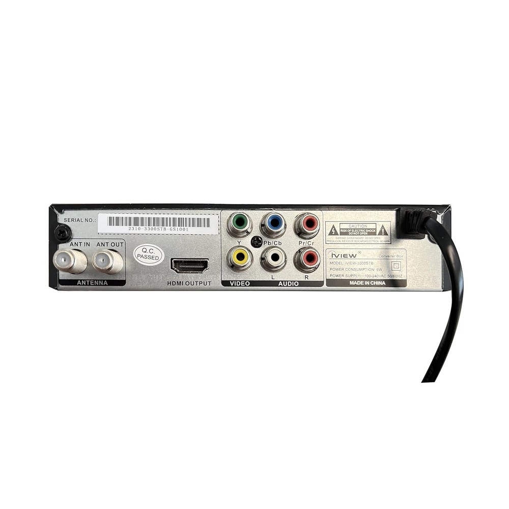 3300STB ATSC Converter with Built-In Clock - Save Programs, HDMI/USB Interface