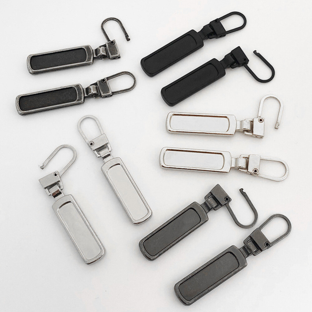 12PCS Bag Garment Zipper Puller Removable Zipper Heads Backpack Zipper Tabs