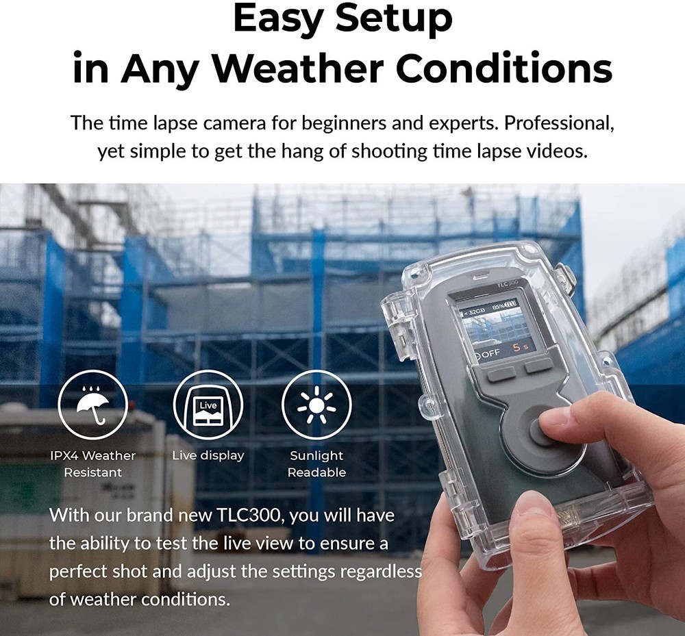 Brinno Time Lapse Camera TLC300-M Bundle 2023 Timelapse Camera Outdoor Construct
