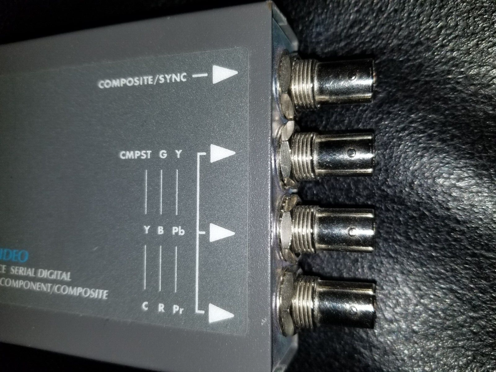 AJA D10CE Serial Digital to Analog Component/Composite Mini Converter