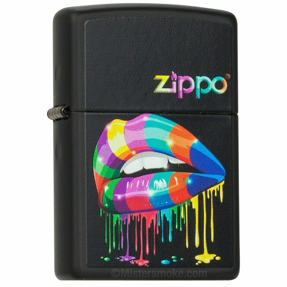 ZIPPO RAINBOW LIPS Retired 2016 LIGHTER