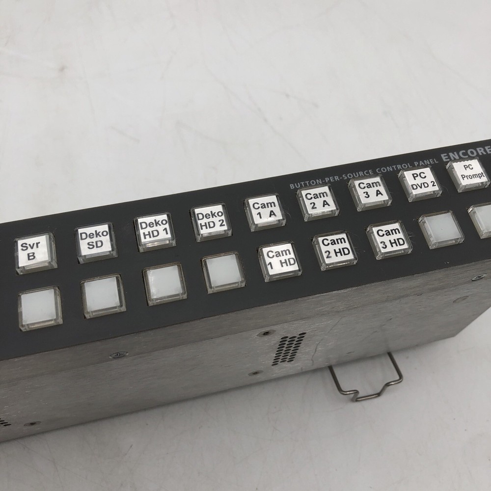 USED Grass Valley - Encore BPS Control Panel POWERS ON AS IS READ F