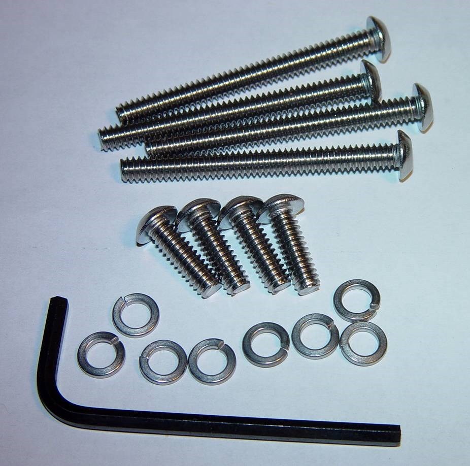 1972-74 Norton Commando, Switch Housing, STAINLESS SCREW KIT, Front DISC Brake