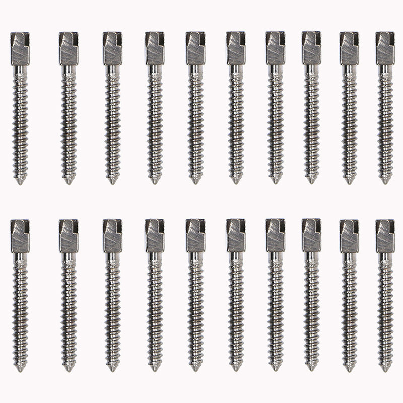 30Pcs Dental Root Canal Pins Pure Titanium Assorted Conical Screw Posts All Size