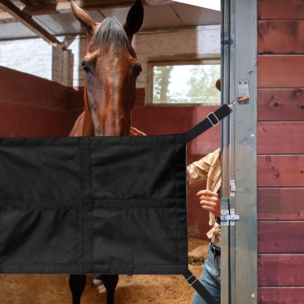 Stall Guard for Horse Adjustable Straps Easy Installment