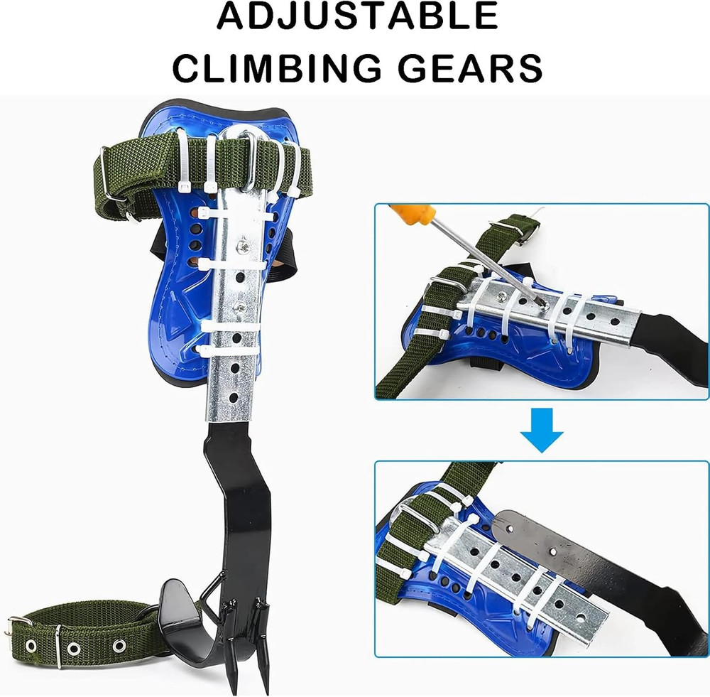 Adjustable Tree Climbing Spikes Set for Fruit Picking & Logging