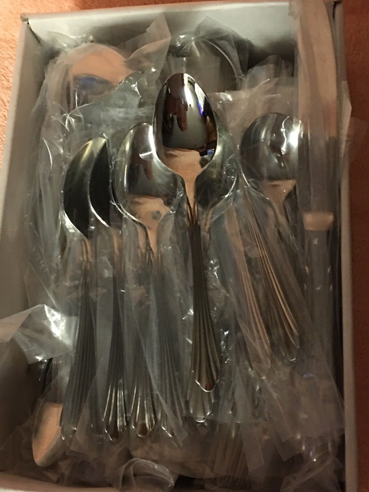 Retroneu BARRINGTON Stainless Korea Glossy Silverware Flatware; NEW!! CHOICE!!!