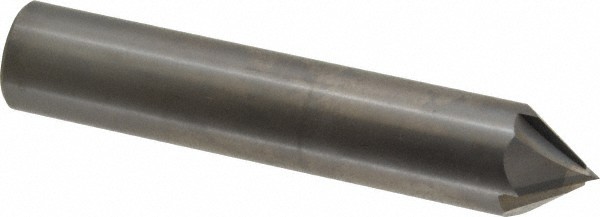 Accupro 3/4" Cutter Head Diam, 3/4" Shank, 4 Flute Single End Solid Carbide C...