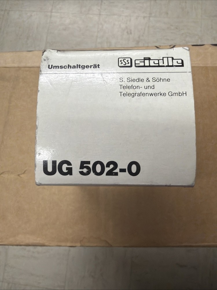 NEW Seidel UG-502  Switching Unit