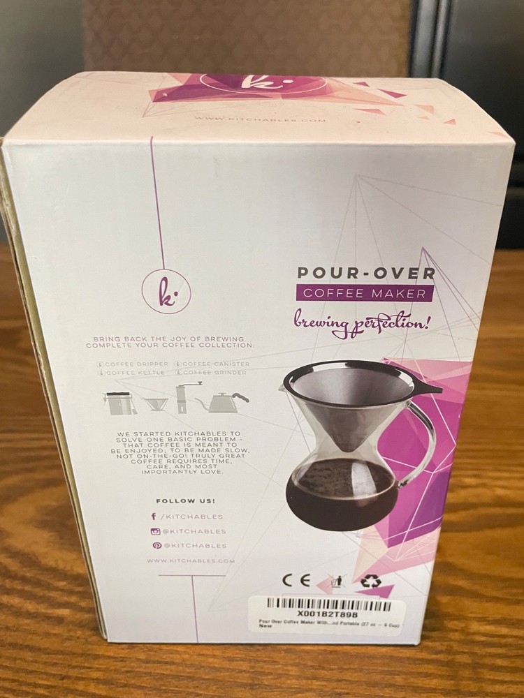 Kitchables Classic Series Coffeemaker Pour Over 27oz
