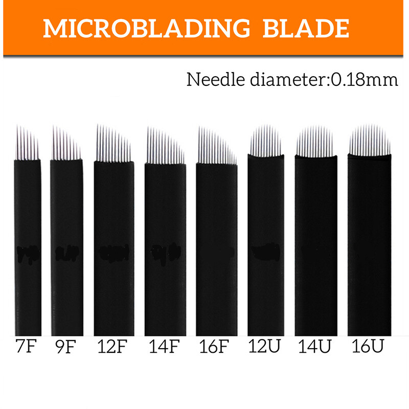 Tattoo Needles Microblading Needles Makeup Needle Eyebrow Manual Blade 3D
