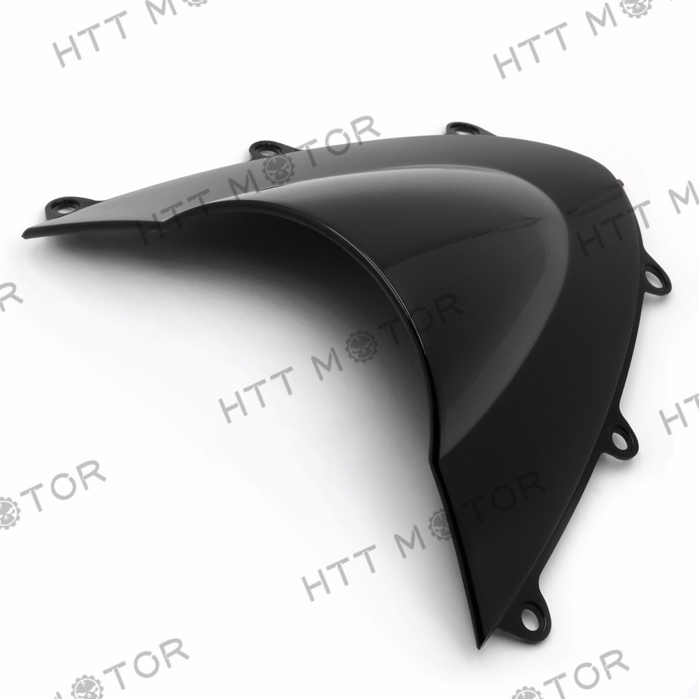 Black Double Bubble Windscreen Windshield for 2008-2011 Honda CBR1000RR