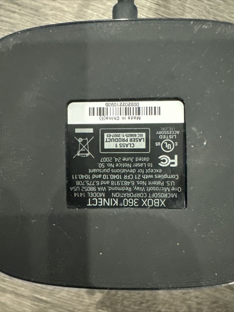 Microsoft 1414 Xbox 360 Kinect Sensor Bar Only - Black