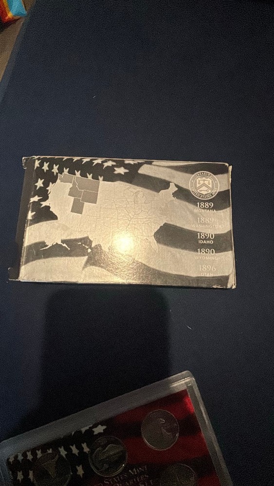 2007 US Mint 50 State Quarters Silver Proof Set