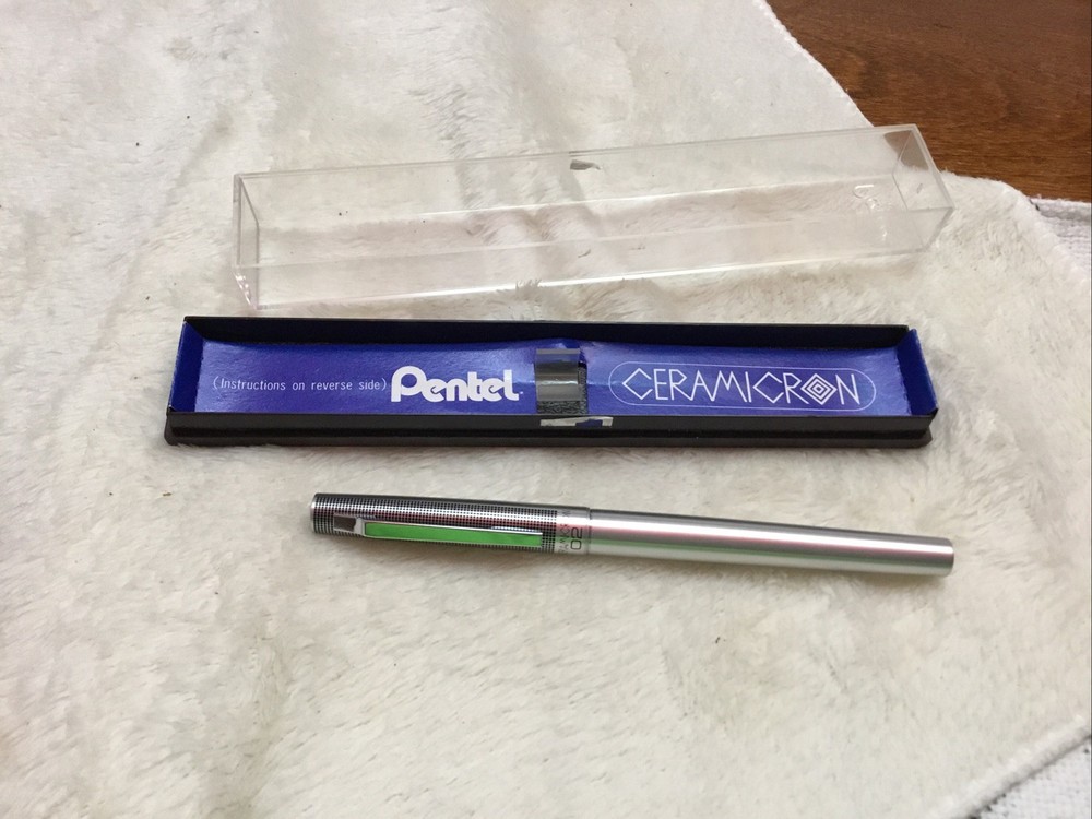 80s Vintage SR10 Pentel Ceramicron Technical Drafting Pen + Case / Instructions