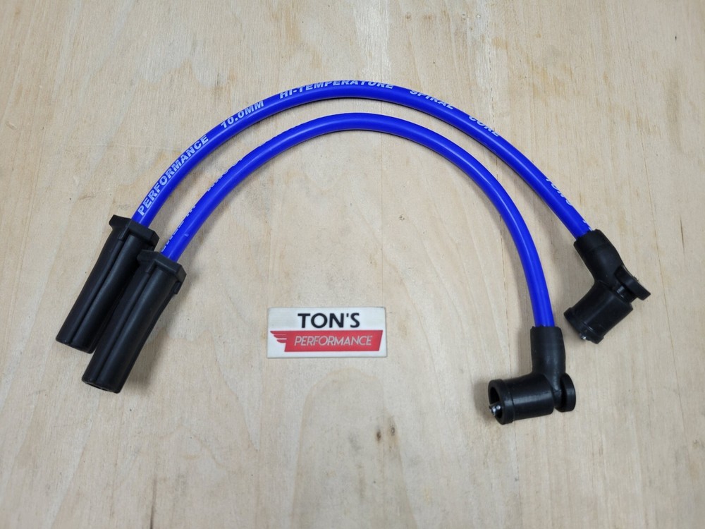 Ton's Performance 10mm Blue Spark plug wires for 2002-2007 Victory motorcycles