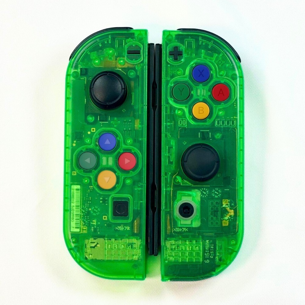 Clear Custom Never Drift Hall Effect Nintendo Switch Joy-Cons OEM Authentic