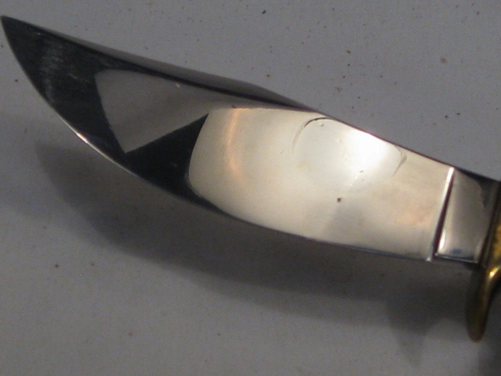 Custom Handmade Fixed Blade Knife w/ SCHRADE Sheath. #40