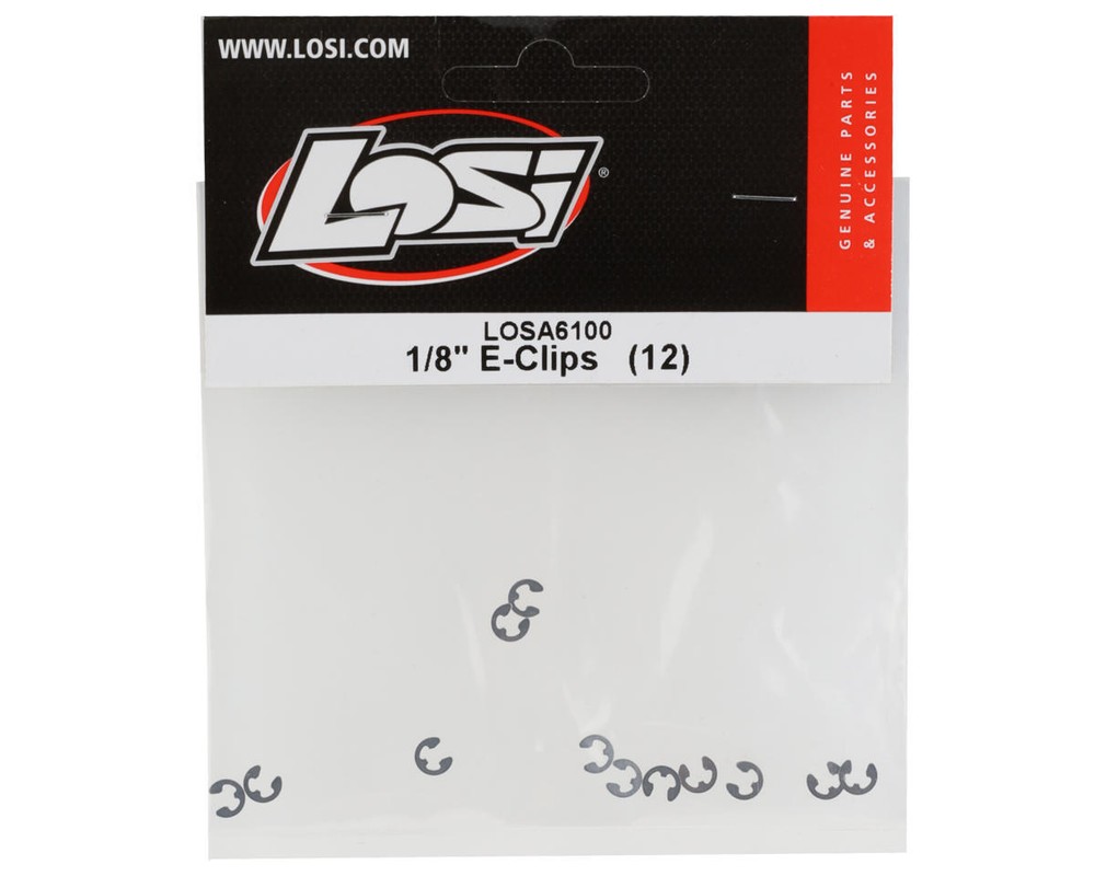 Losi 1/8” E-Clips [LOSA6100]