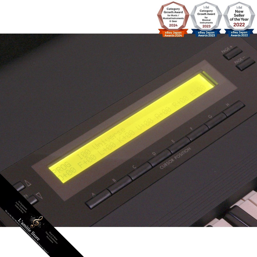 for KORG M1 High Brightness LED Backlight LCD Display Module Japan Yellow Green