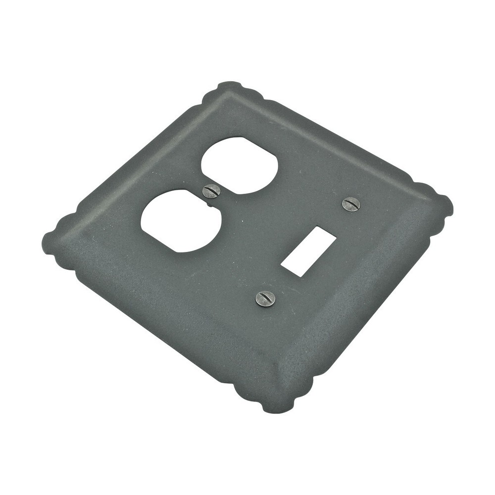 Switchplate Black Wrought Iron Toggle/Duplex | Renovator's Supply